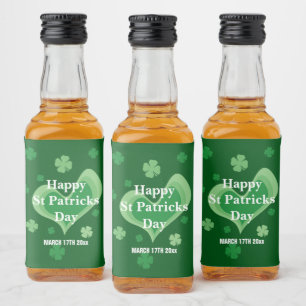 Étiquettes Pour Bouteilles De Liqueur Bonne coutume de la Saint Patrick