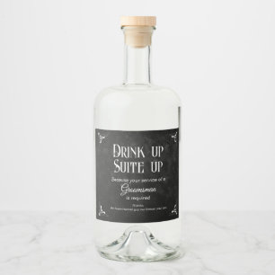Étiquettes Pour Bouteilles De Liqueur Cadeau Whiskey Groomsman