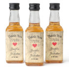 Cadeaux de remerciement de mariage rustique Script