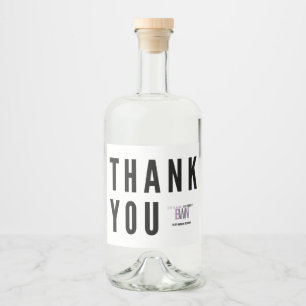 Étiquettes Pour Bouteilles De Liqueur Collection de Mercis (BWN) - Mini Liquor