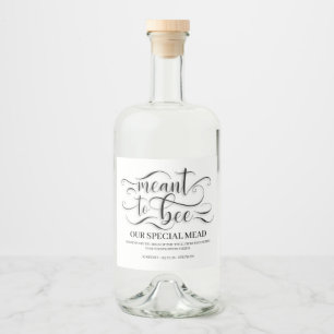 Étiquettes Pour Bouteilles De Liqueur Conçu Pour Être De La Mousse Mariage - Vin De Miel