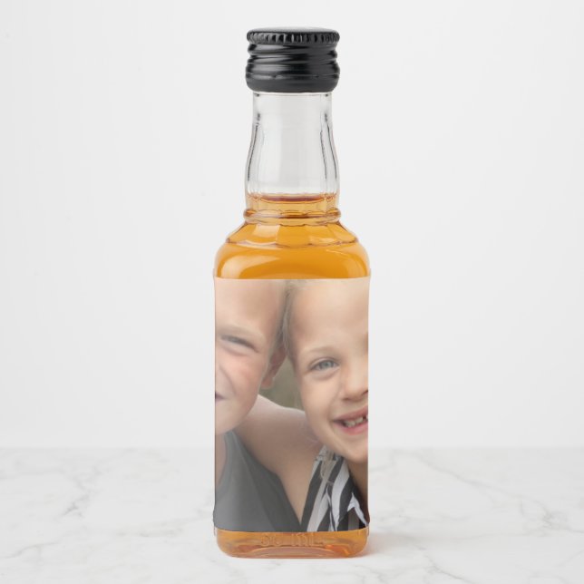 Étiquettes Pour Bouteilles De Liqueur Créez votre propre photo (Devant)