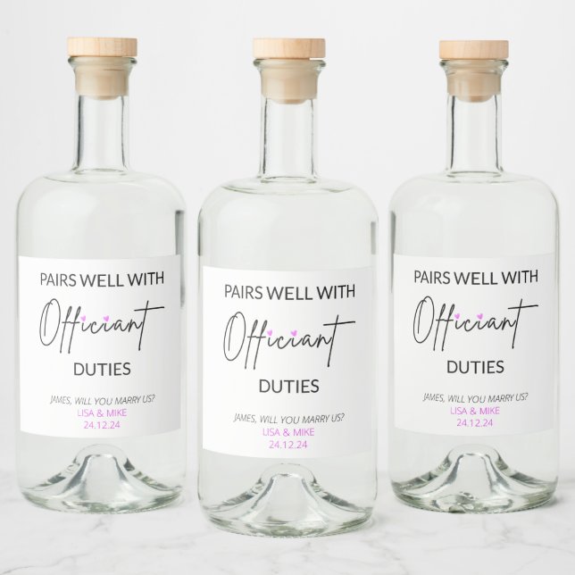 Étiquettes Pour Bouteilles De Liqueur Des Paires Personnalisables Bien Avec Les Fonction (Bouteilles)