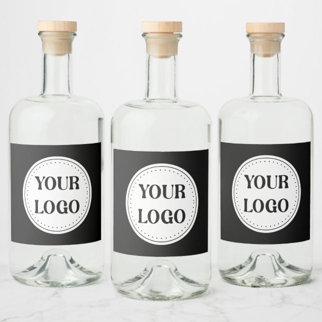 Étiquettes Pour Bouteilles De Liqueur Élégant, contemporain, poli et personnalisable. (Bouteilles)