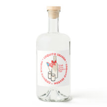 Étiquettes de bouteilles de liqueur personnalisées