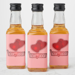 Étiquettes Pour Bouteilles De Liqueur fêter les lunes de miel