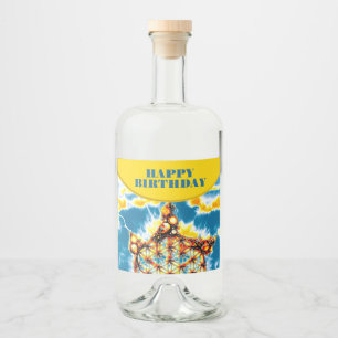 Étiquettes Pour Bouteilles De Liqueur Fleur De Vie - Façons Colorées 5