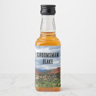 Étiquettes Pour Bouteilles De Liqueur Jardin personnalisé des dieux Groomsman Cadeau