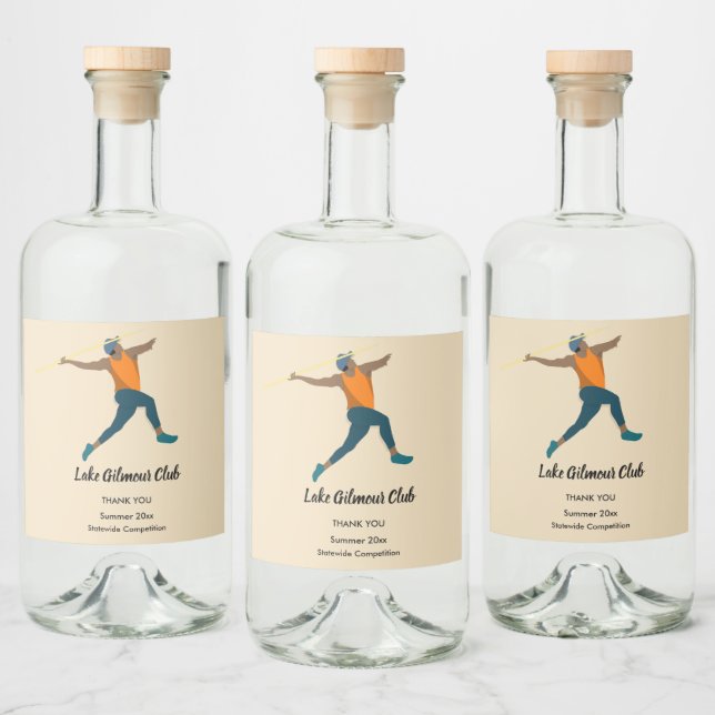 Étiquettes Pour Bouteilles De Liqueur Javelin (Bouteilles)