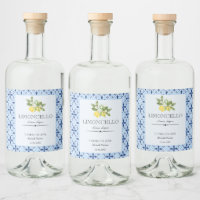 Limoncello Floral Citron Mariage Carrelage bleu it