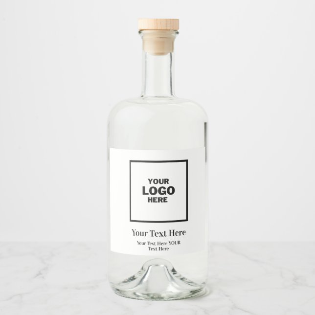 Étiquettes Pour Bouteilles De Liqueur Logo (Devant)
