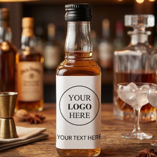 Étiquettes Pour Bouteilles De Liqueur Logo promotionnel personnalisé – Aucune commande m
