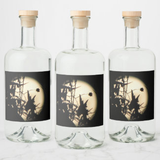 Étiquettes Pour Bouteilles De Liqueur Lune