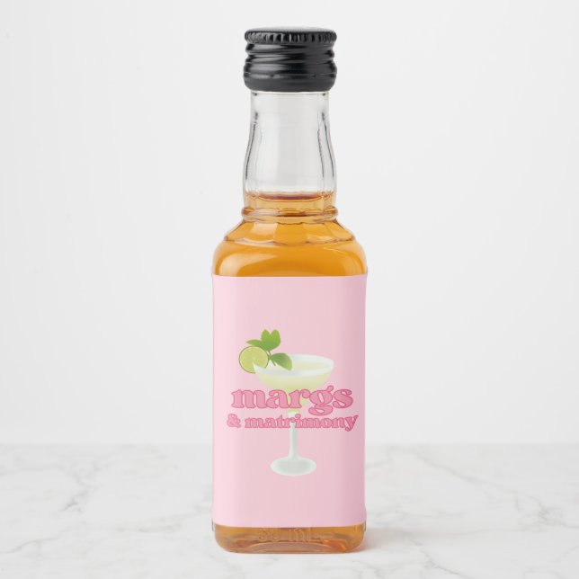 Étiquettes Pour Bouteilles De Liqueur Marges et mariage Bachelorette Party (Devant)