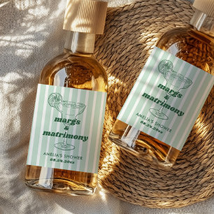 Étiquettes Pour Bouteilles De Liqueur Marges & Mariage Retro Fête des mariées Bacheloret