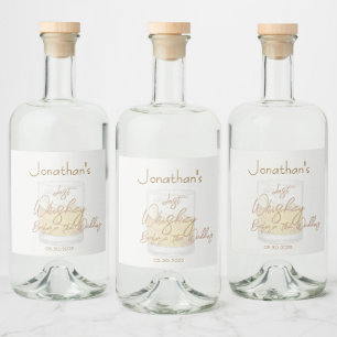 Étiquettes Pour Bouteilles De Liqueur Mariage Whisky Enterrement de Vie de Garçon