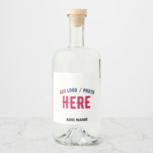ÉTIQUETTES POUR BOUTEILLES DE LIQUEUR MARQUE BLANCHE MODERNE ET PERSONNALISABLE VÉRIFIÉE