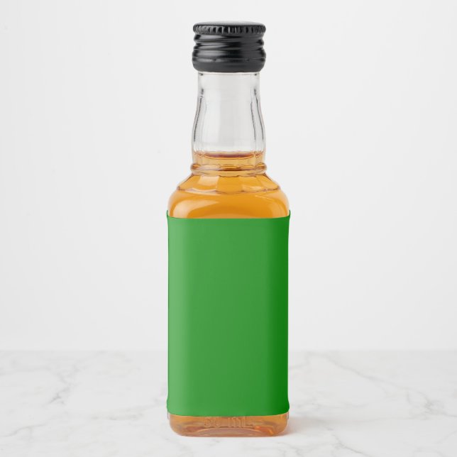 Étiquettes Pour Bouteilles De Liqueur Mini vert (Devant)