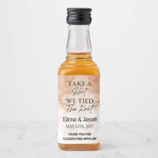 Étiquettes Pour Bouteilles De Liqueur Mini Whiskey Botlle Label - Liquor Label - Wedding