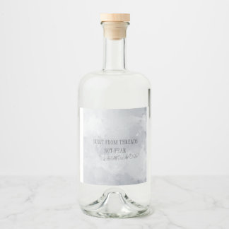 Étiquettes Pour Bouteilles De Liqueur Montre à design audacieux inspiré de la nature – E