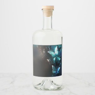 Étiquettes Pour Bouteilles De Liqueur Papillons de nuit