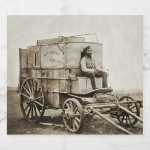 Étiquettes Pour Bouteilles De Liqueur Photographie Wagon de Roger Fenton Photo Réalisme