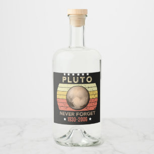 Étiquettes Pour Bouteilles De Liqueur Pluto n'oublie jamais 1930-2006