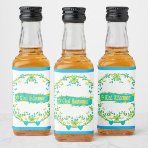 Étiquettes Pour Bouteilles De Liqueur Symbole de la Saint-Jean Suède