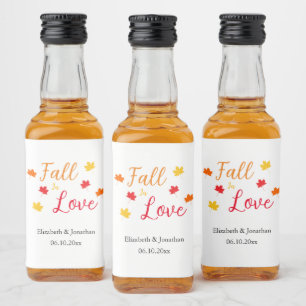 Étiquettes Pour Bouteilles De Liqueur Tomber dans l'amour
