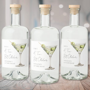 Étiquettes Pour Bouteilles De Liqueur Un Martini Un Tout Petit Peu Plus Vieux Pour Mon A