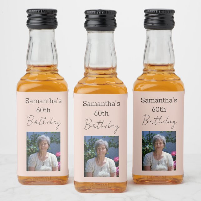 Étiquettes Pour Bouteilles De Liqueur Vin de la perfection 60e anniversaire (Bouteilles)