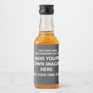Étiquettes Pour Bouteilles De Liqueur Votre couleur arrière - plan, votre image, votre p