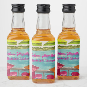 Étiquettes Pour Bouteilles De Liqueur Week-end de célibataire aux vibes de Key West