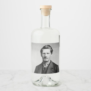 Étiquettes Pour Bouteilles De Liqueur Wyatt Earp : Lawman, Gunfighter, Gardien de salon