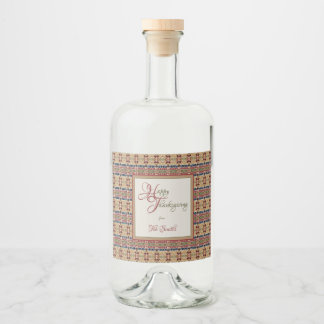 Étiquettes Pour Bouteilles De Liqueur Yoskolo Thanksgiving
