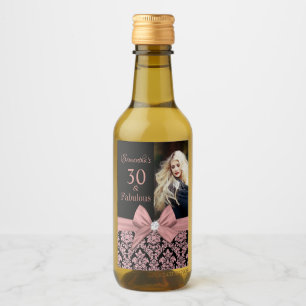 Étiquettes Pour Bouteilles De Vin 30 et fabuleuse fête d'anniversaire