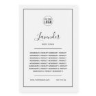 Ajouter un logo Liste des ingrédients frontaliers 