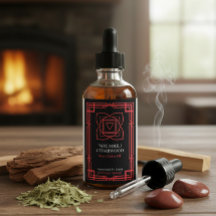 Custom Muladhara Root Chakra Essential Oil Label