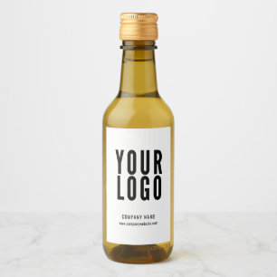 Étiquettes Pour Bouteilles De Vin Événement promotionnel de logo d'entreprise