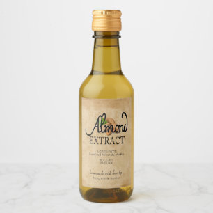 Étiquettes Pour Bouteilles De Vin Extrait d'amande