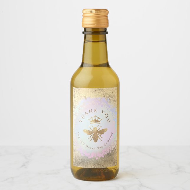 Étiquettes Pour Bouteilles De Vin Faux foil beil conception (Devant)