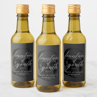 Étiquettes Pour Bouteilles De Vin Fontaine de la jeunesse RIP 20s Mini