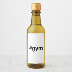 Étiquettes Pour Bouteilles De Vin Hashtag GYM