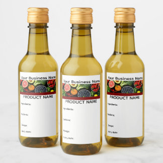 Étiquettes Pour Bouteilles De Vin Herbal Tonic Label