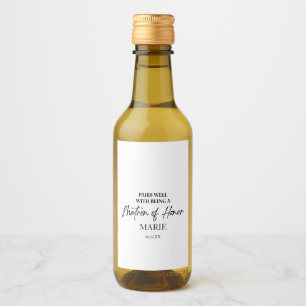 Étiquettes Pour Bouteilles De Vin Il convient d'être un chef d'honneur