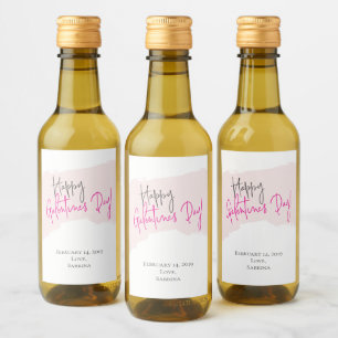 Étiquettes Pour Bouteilles De Vin Joyeux Étiquettes de vin de la Saint-Galentin