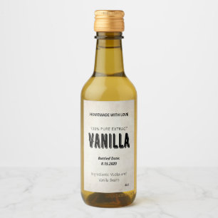 Étiquettes Pour Bouteilles De Vin Label Custom Vanilla Extract - VE002_04