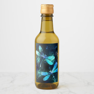 Étiquettes Pour Bouteilles De Vin Les libellules du lac
