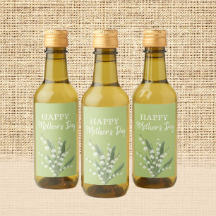 Étiquettes Pour Bouteilles De Vin Lily de la Vallée des Mères