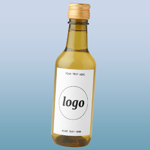 Étiquettes Pour Bouteilles De Vin Logo Simple Avec Texte Professionnel Promotionnel
